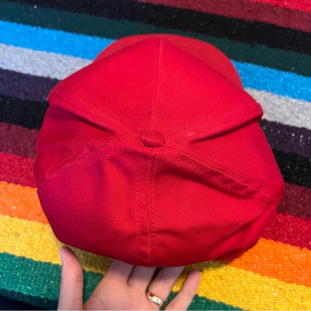 Red Baseball Cap - image 3